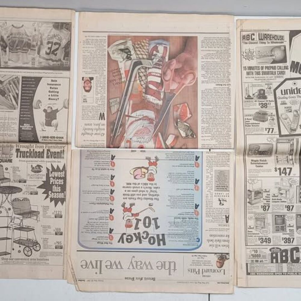 May 30, 1997 Detroit Free Press Red Wings Stanley Cup Finals Newspaper